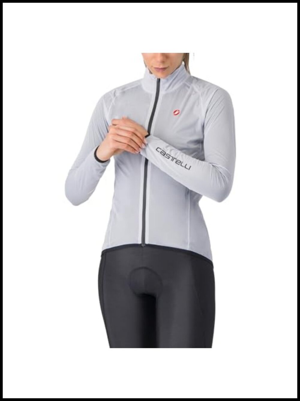 Women's Waterproof Packable Cycling Rain Shell Jacket Windproof Slim Fit